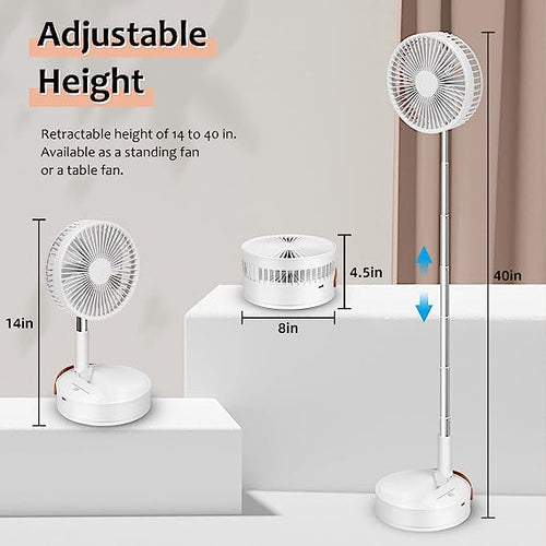 Cordless Foldable Portable Fan