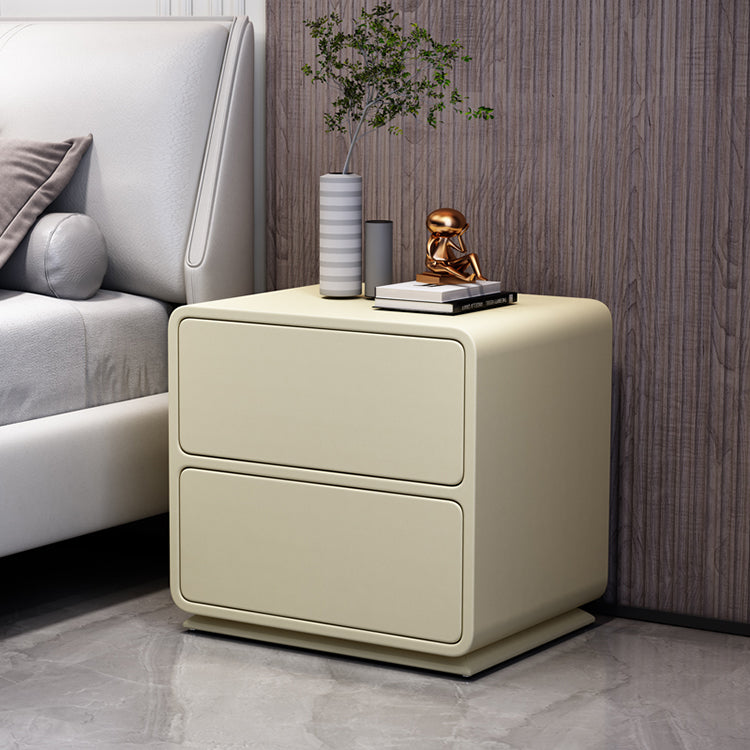 Italian mini installation-free solid wood bedside table